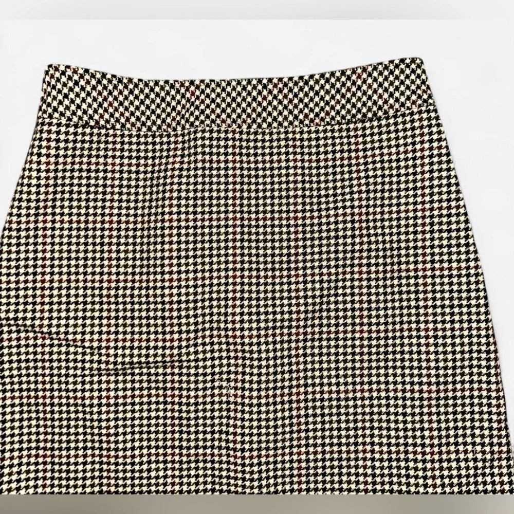 J. Crew Checkered Mini Skirt